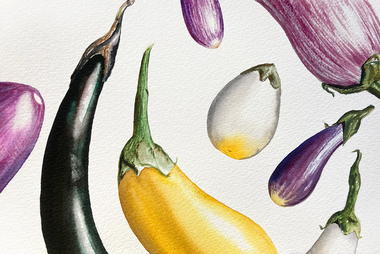 Watercolor: Color Saturation and Tonal Value 